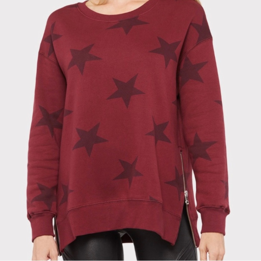 Sundry Star Zip Pullover